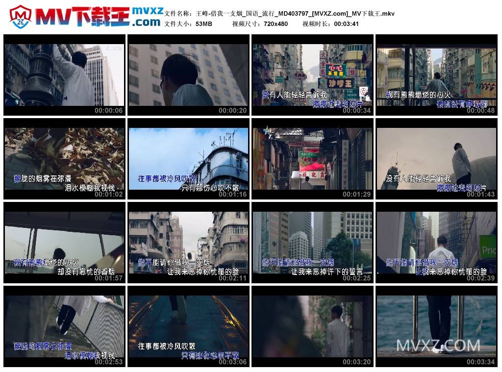 王峰-借我一支烟_国语_流行_MD403797